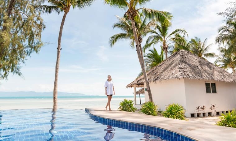 Koh Phangan resort, accommodation on Thailand Adventure, 18 Days Bangkok to Chiang Mai