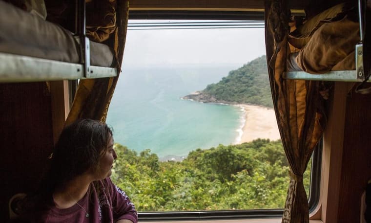 Overnight train, accommodation on Vietnam Adventure, 9 Days Hanoi to Hoi An