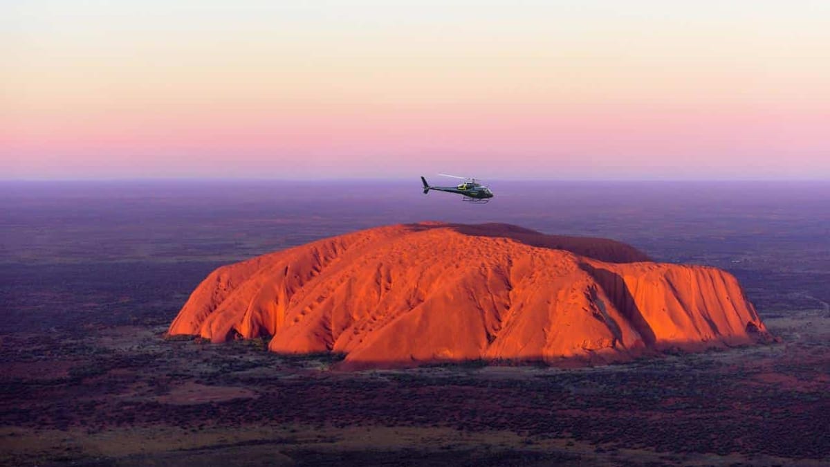 Uluru at sunrise